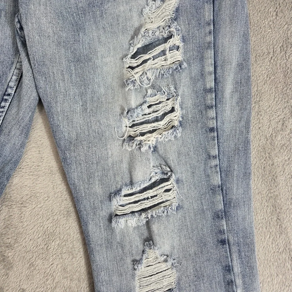 Flypaper Jeans Men's 40x32 Straight Fit Distressed‎ Embroidered Pockets Ripped